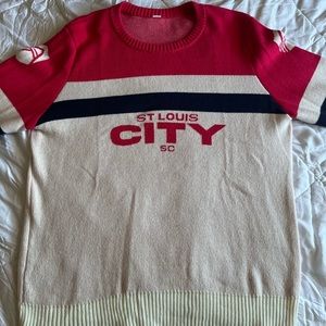Authentic St. Louis soccer 3D-printed sweater. Unisex.